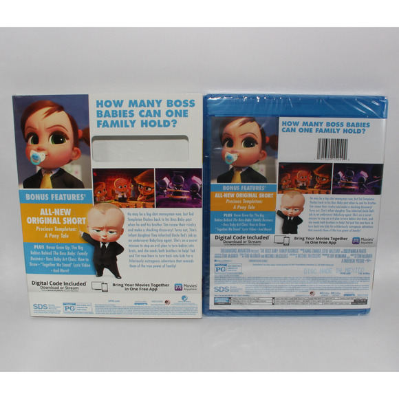 The Boss Baby: Family Business (Blu-ray, 2021) FACTORY SEALED with SLIPCOVER - Picture 2 of 16